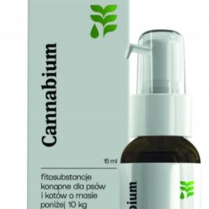 cannabium vet 15 ml olej konopny cannabis sativa l 1 cbd b iext219779272